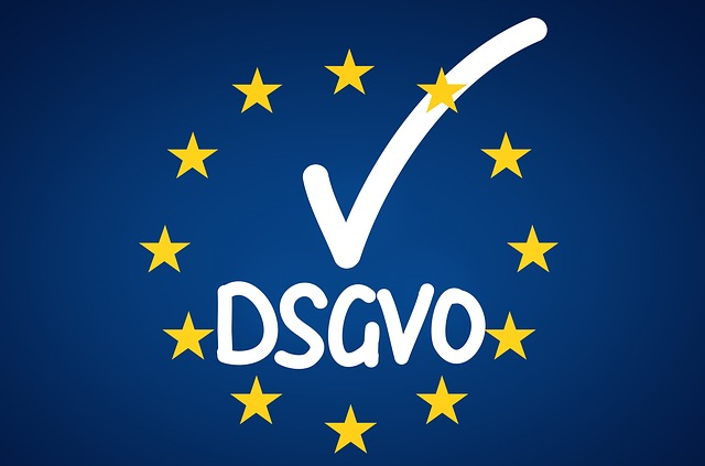 EU Flagge DSGVO Haken